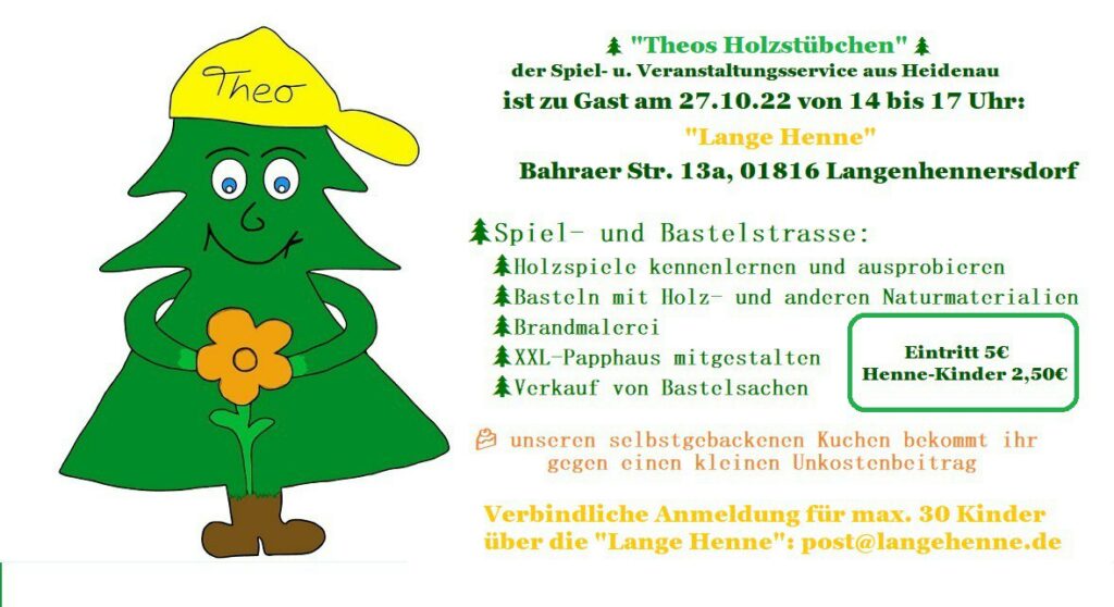 Bastelangebot in der Langen Henne